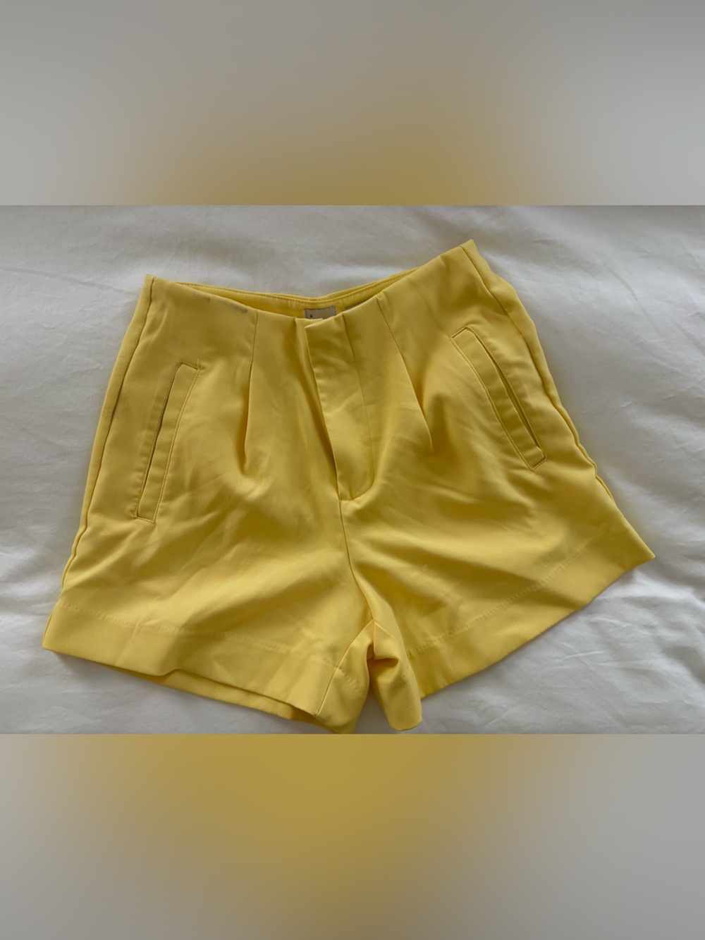 a new day Yellow High-Rise Tailored Women's Shorts